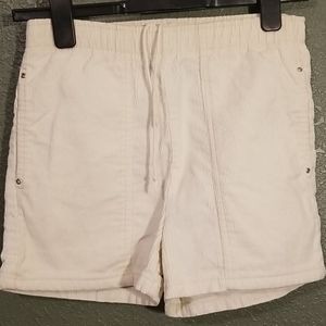 Off White mid 80s corduroy shorts.